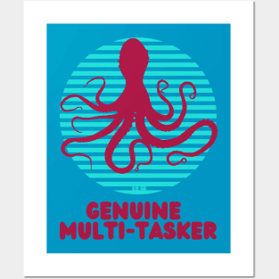 MULTI-TASKER - Funny Octopus - SEIKA by FP Posters and Art